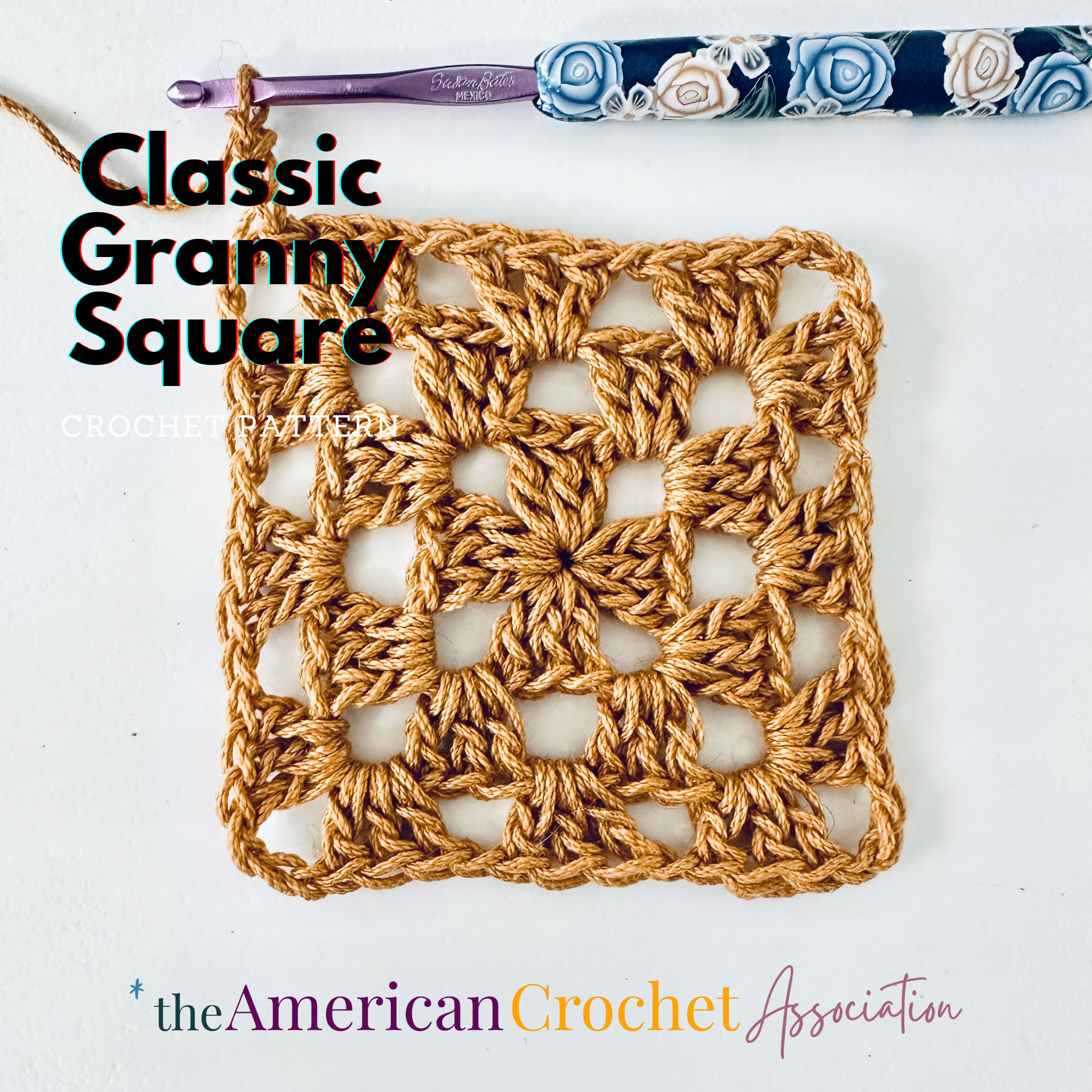 How to Crochet a Classic Granny Square