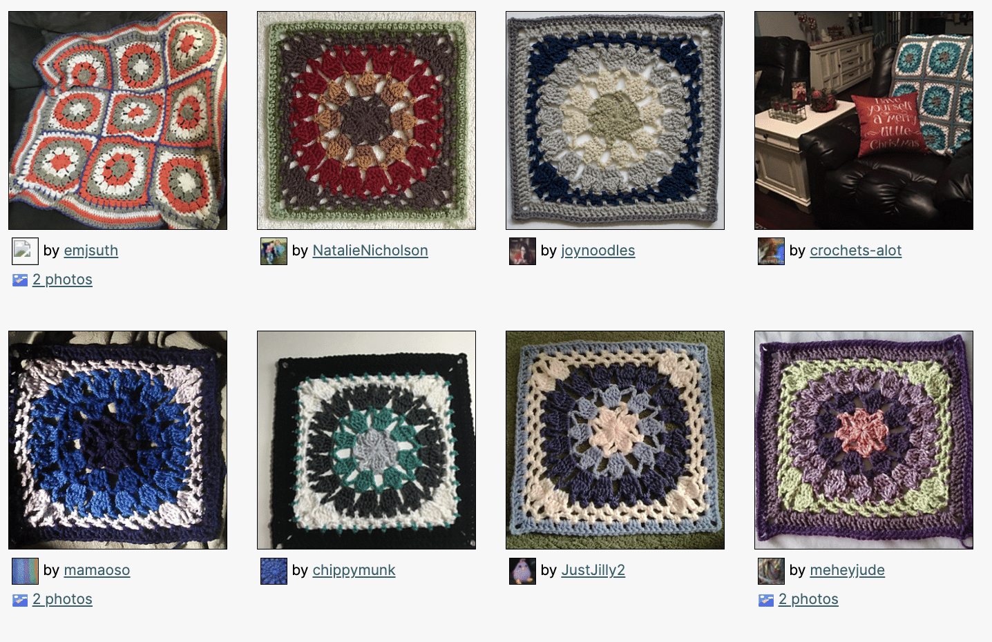 Vanna's Afghan Crochet Square - Ravelry Projects - American Crochet Association