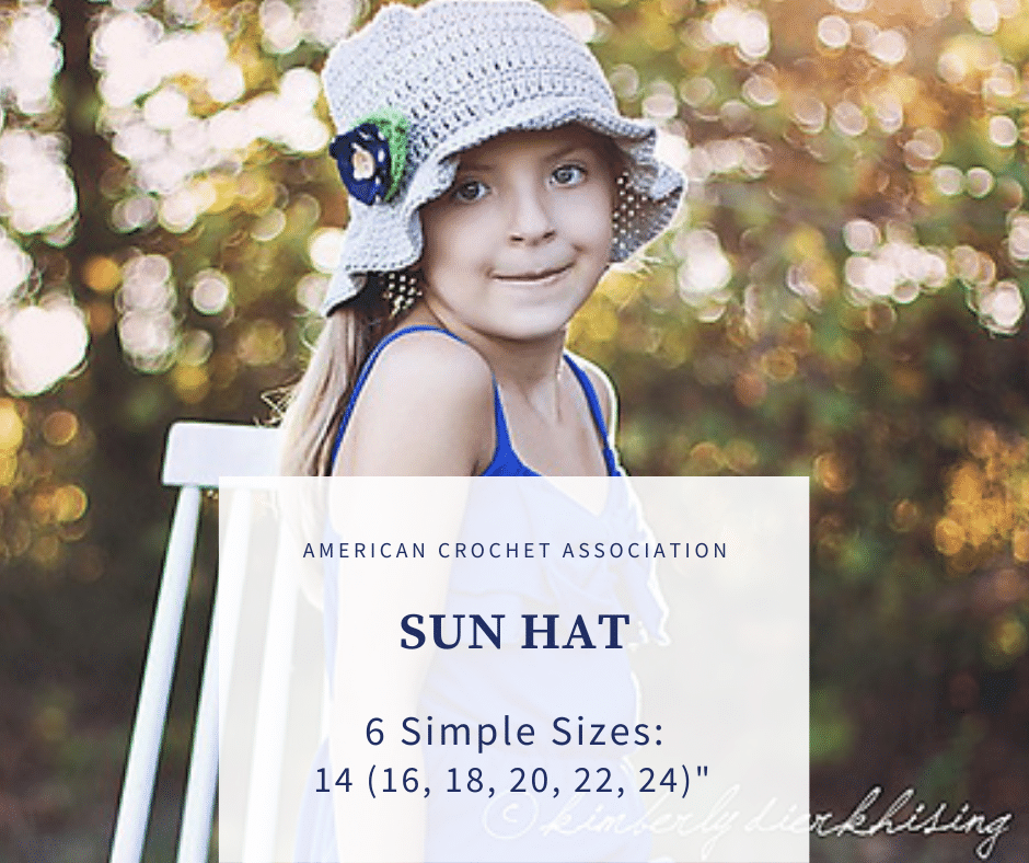 Sun Hat: Easy Crochet Pattern with 6 Sizes