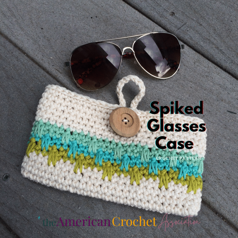 Spiked Glasses Case Crochet Pattern - Medley Blanket Up Close - American Crochet Association