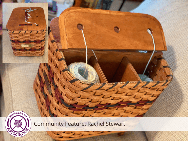 Crochet Community Feature - Yarn Basket