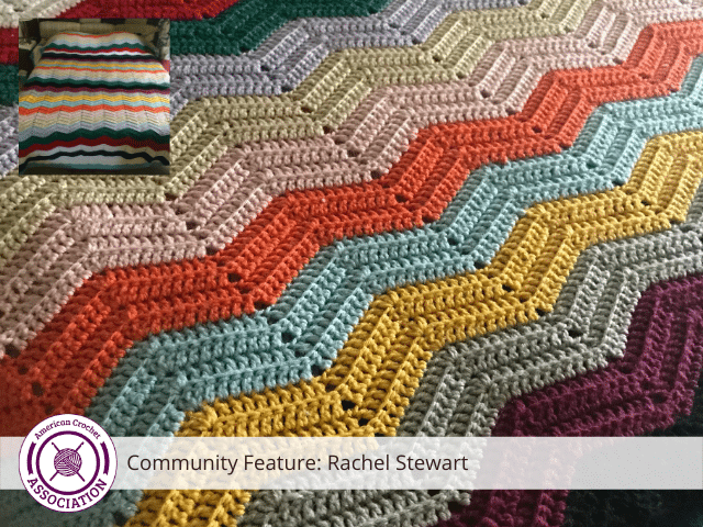 Crochet Community Feature - Basic Ripple Crochet Blanket