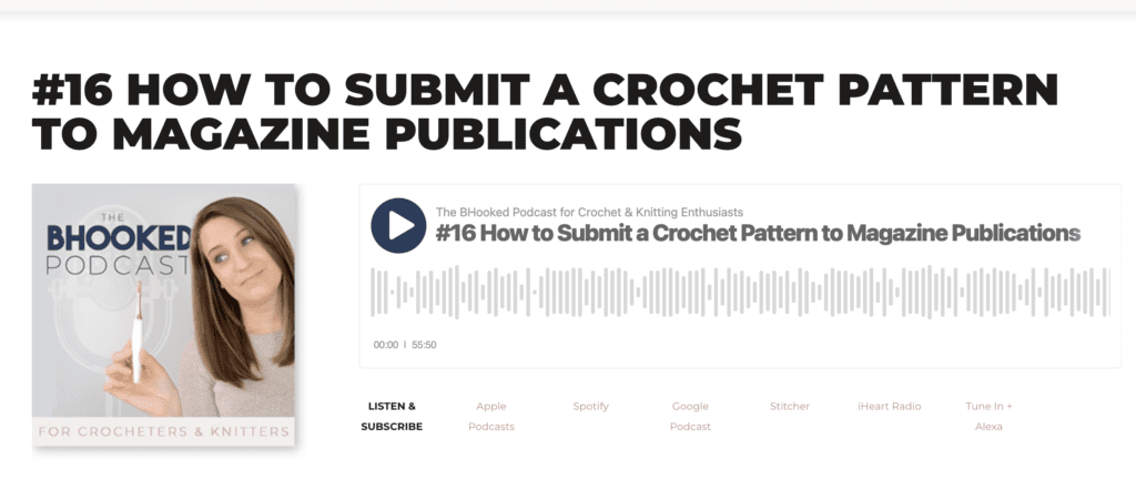 How to submit a crochet pattern to a magazine