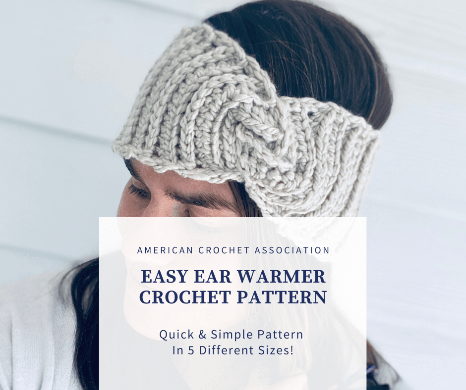 Easy Crochet Ear Warmer: Beginner Pattern with 5 Sizes