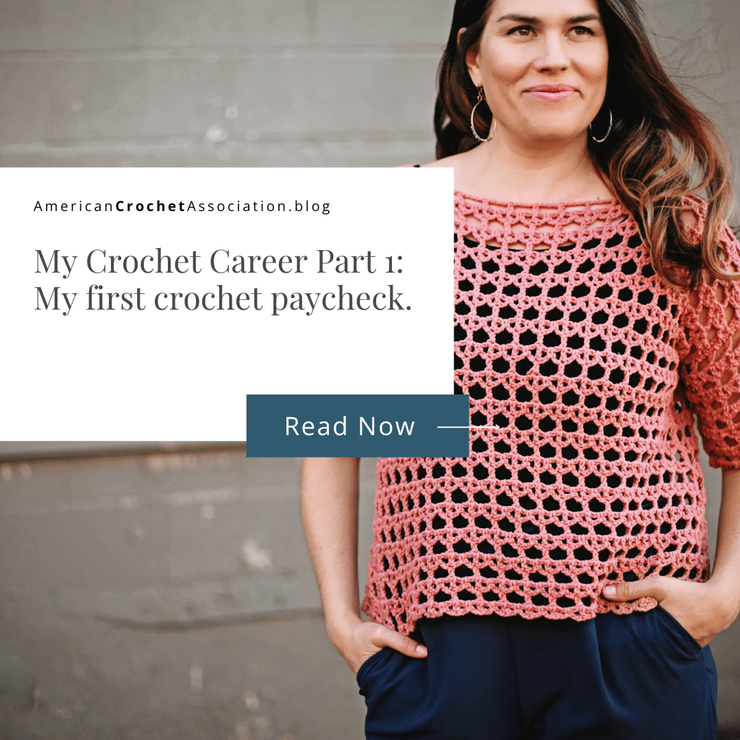 My Crochet Career Part 1: My first crochet paycheck