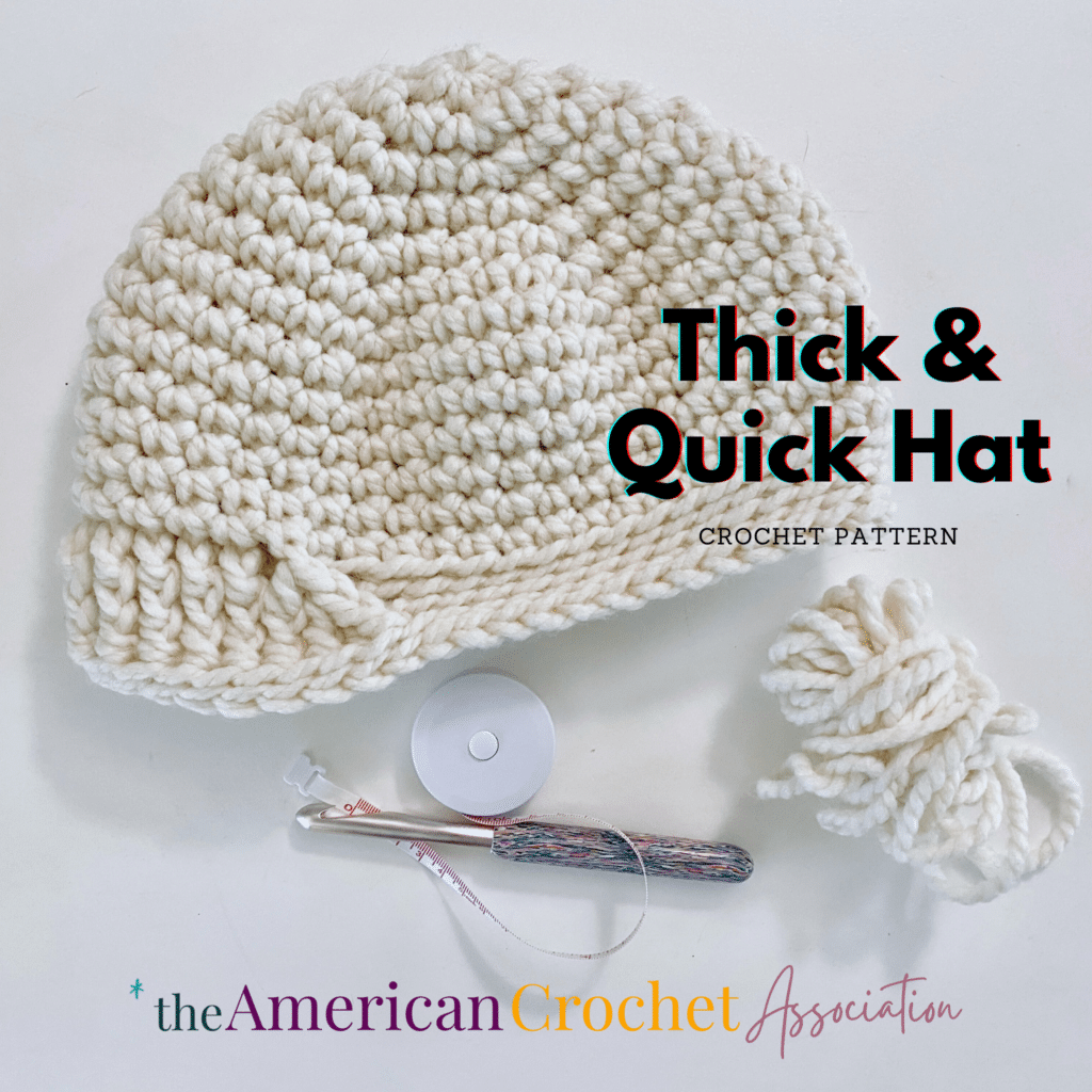 Thick and quick hat Crochet Pattern - Salena Baca Crochet