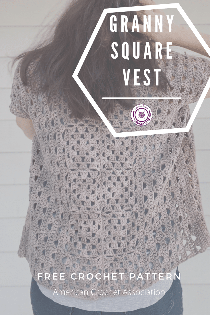 Granny Square Vest Easy Crochet Pattern With Chart American Crochet