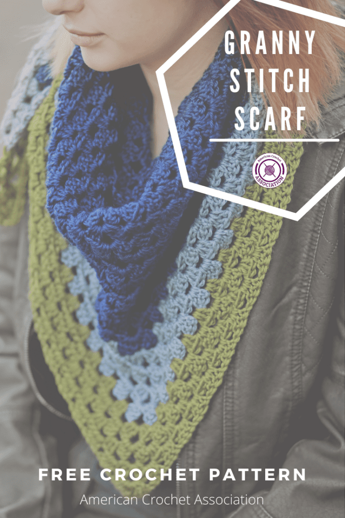 Granny Stitch Scarf: Easy Crochet Pattern | American Crochet Association