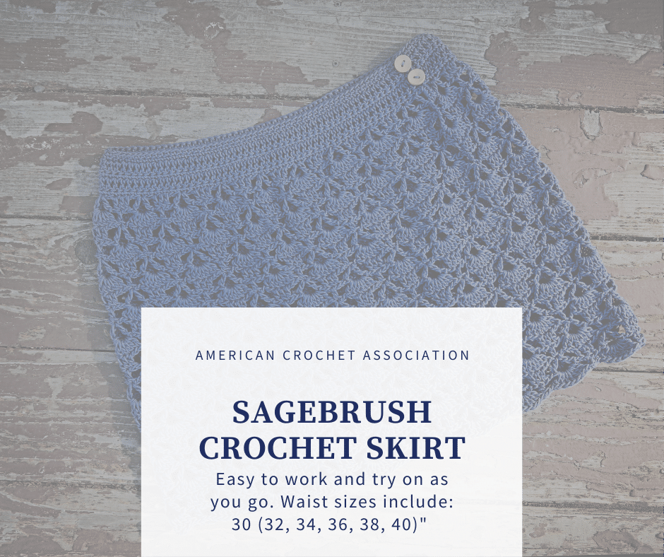 Sagebrush Skirt: Easy Crochet Pattern in 6 Different Sizes