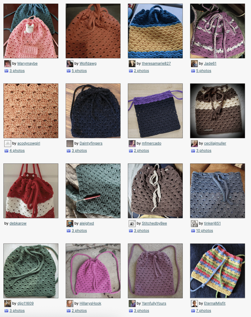 Wheatsheaf Crochet Backpack Pattern - Finished Ravelry Projects - American Crochet Association