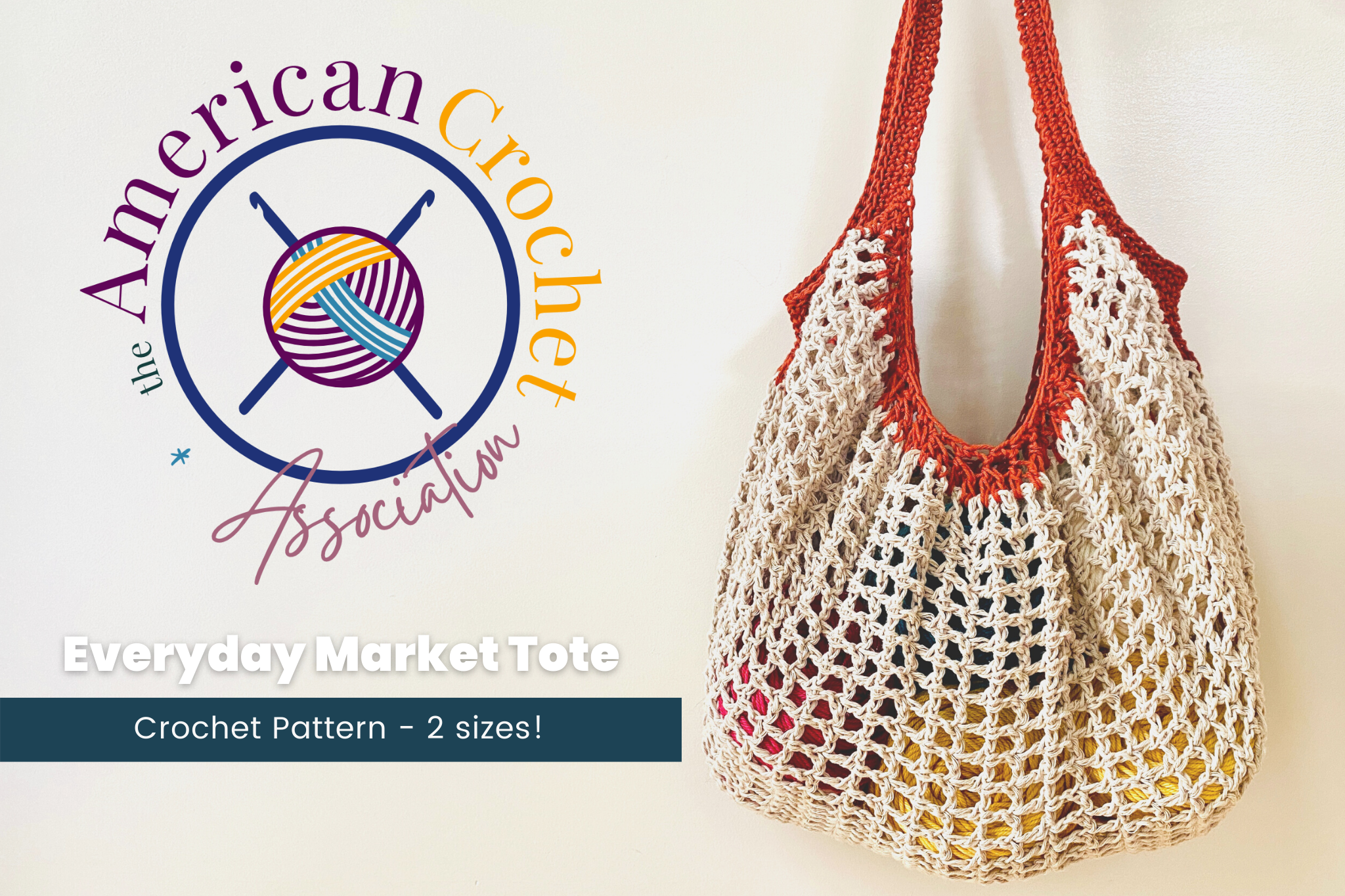 Everyday Market Bag – Quick and Easy Crochet Pattern In 2 Sizes