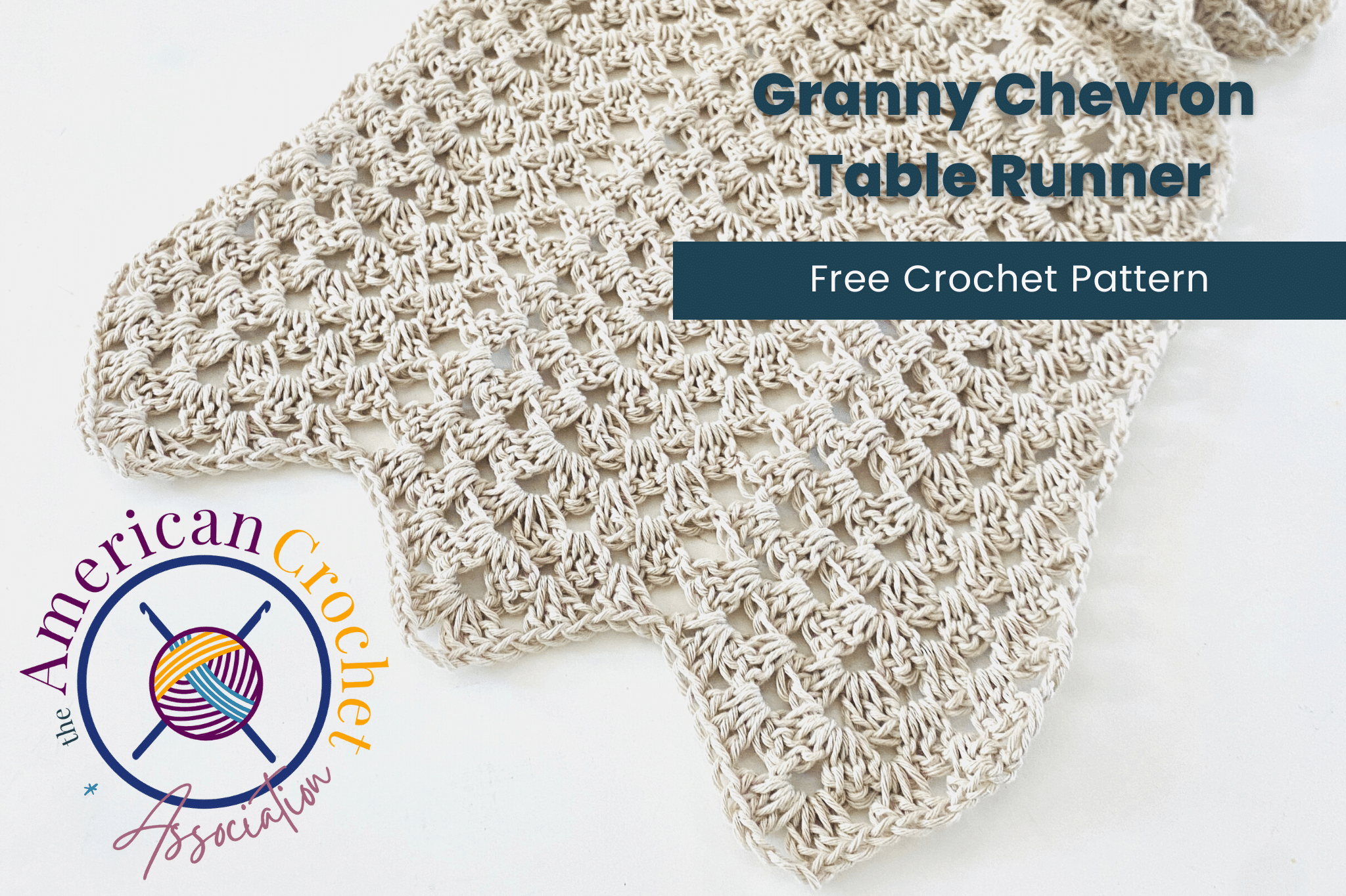 Granny Stitch Chevron Table Runner: Quick & Easy Stitch Pattern 