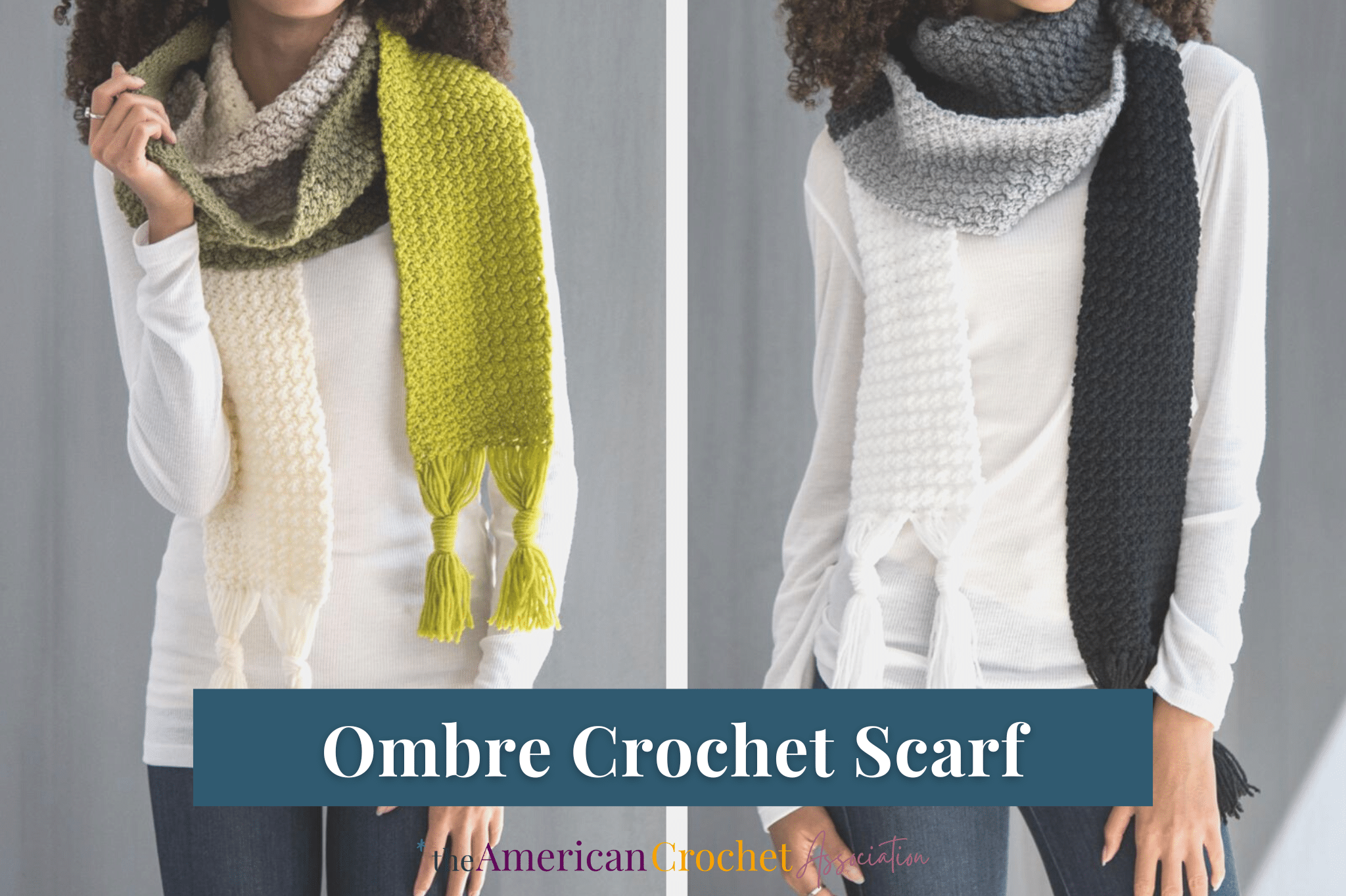 ombre scarf pattern