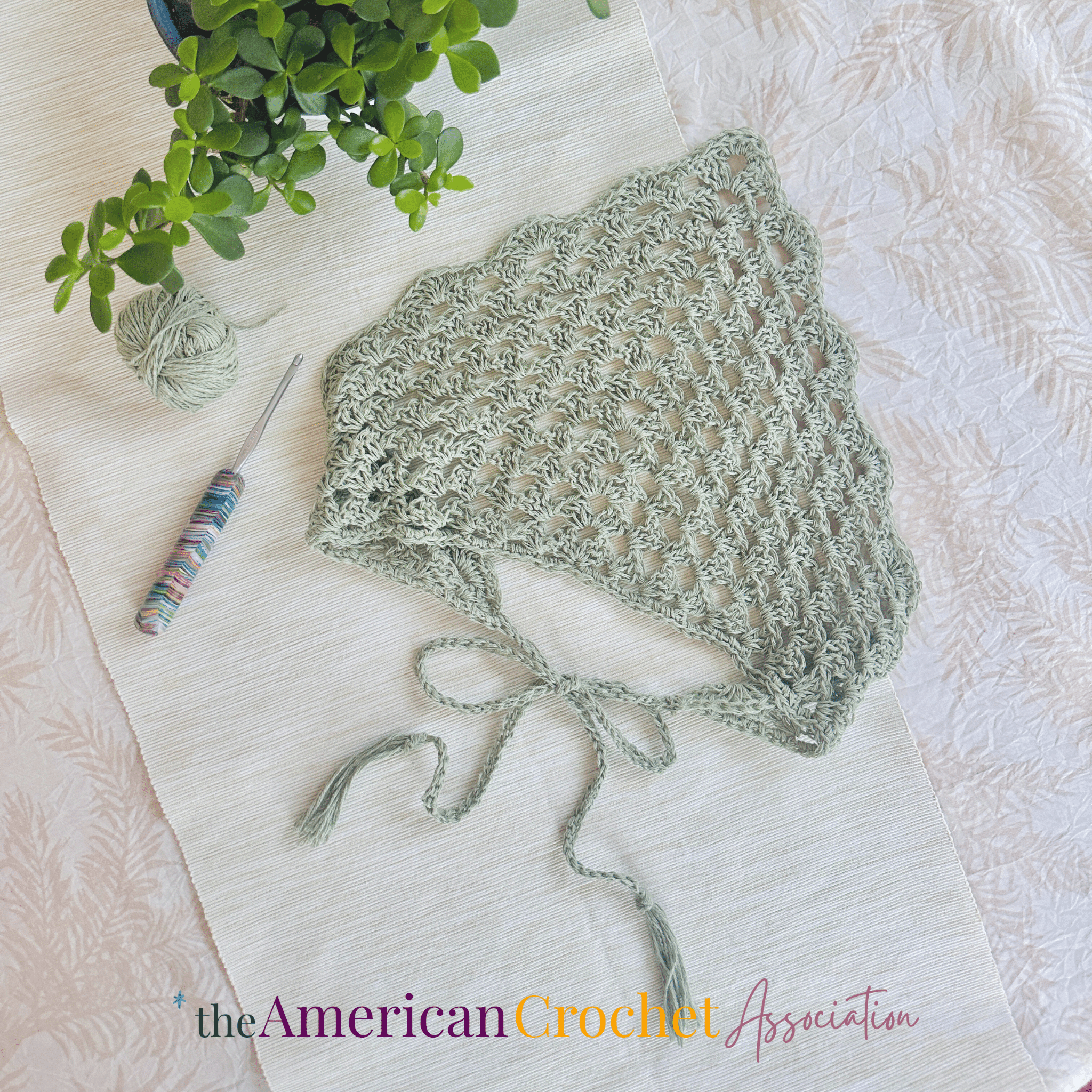 Granny Triangle Crochet Bandana Crochet Pattern - American Crochet Association