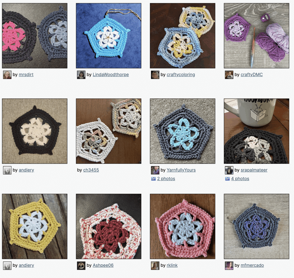 Superstar Crochet Coaster Pattern - Ravelry Projects - American Crochet Association